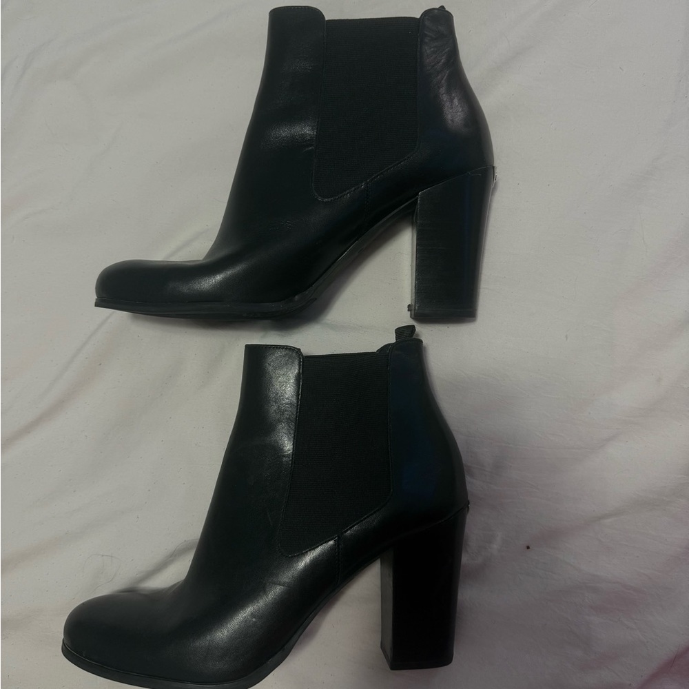 Michael Kors Black Heeled Ankle Boots